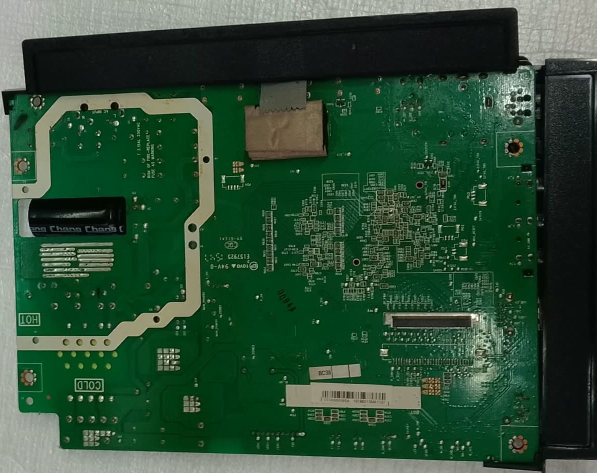 Tcl 40FS3800 led tv - main board - tcl 40-UX38M0-MAD2HG bottom