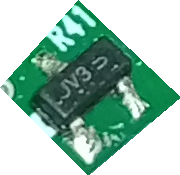 Part marked JV3 on the Electro-voice ZLX-15BT - power board